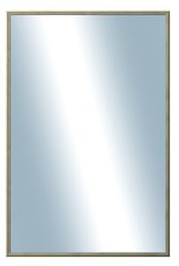 DANTIK - Zrkadlo v rámu, rozmer s rámom 80x160 cm z lišty Y-ka žltá linka (3127)