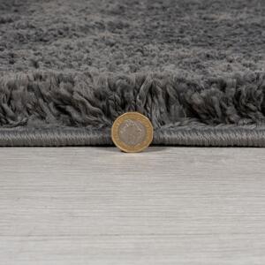 Flair Rugs koberce Kusový koberec Shaggy Teddy Charcoal - 140x200 cm