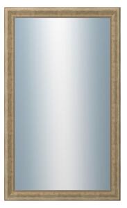 DANTIK - Zrkadlo v rámu, rozmer s rámom 60x100 cm z lišty KŘÍDLO malé zlaté patina (2774)