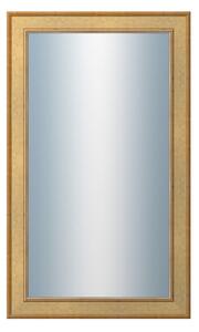 DANTIK - Zrkadlo v rámu, rozmer s rámom 60x100 cm z lišty TOOTH zlatá (2778)
