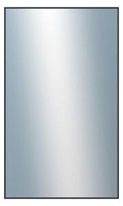 DANTIK - Zrkadlo v rámu, rozmer s rámom 60x100 cm z lišty Hliník čierna (7001021)