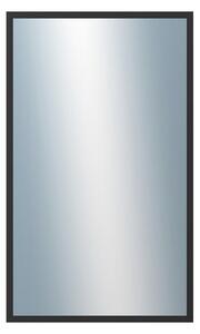 DANTIK - Zrkadlo v rámu, rozmer s rámom 60x100 cm z lišty Hliník čierna (7005021)