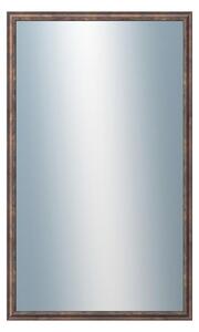 DANTIK - Zrkadlo v rámu, rozmer s rámom 60x100 cm z lišty TRITON meď antik (2141)