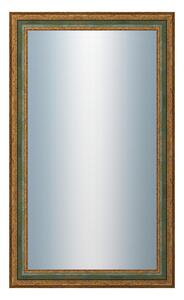 DANTIK - Zrkadlo v rámu, rozmer s rámom 60x100 cm z lišty HRAD zelená (3005)