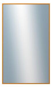 DANTIK - Zrkadlo v rámu, rozmer s rámom 60x100 cm z lišty Hliník oranžová (7269217)