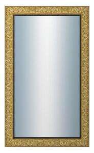 DANTIK - Zrkadlo v rámu, rozmer s rámom 60x100 cm z lišty PRAHA zlatá (2752)