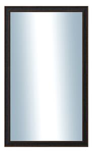 Zrkadlo v rámu Dantik rozmer s rámom 60x100 cm z lišty ANDRÉ veľká čierna (3154)