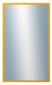 DANTIK - Zrkadlo v rámu, rozmer s rámom 60x100 cm z lišty PERLA žltá lesklá (2880)