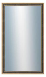 DANTIK - Zrkadlo v rámu, rozmer s rámom 60x100 cm z lišty TOOTH malá zlatá (3163)