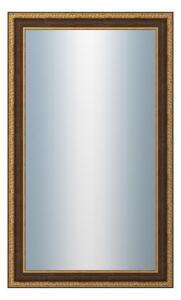 DANTIK - Zrkadlo v rámu, rozmer s rámom 60x100 cm z lišty KLASIK hnedá (3004)