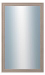DANTIK - Zrkadlo v rámu, rozmer s rámom 60x100 cm z lišty STEP hnedá (3020)