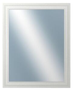 DANTIK - Zrkadlo v rámu, rozmer s rámom 40x50 cm z lišty LYON biela (2666)