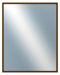 DANTIK - Zrkadlo v rámu, rozmer s rámom 40x50 cm z lišty Hliník hnedá (7269211)