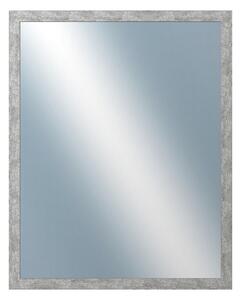 DANTIK - Zrkadlo v rámu, rozmer s rámom 40x50 cm z lišty DUNE strieborná (2945)