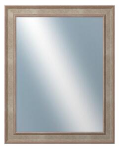 DANTIK - Zrkadlo v rámu, rozmer s rámom 40x50 cm z lišty TOOTH malá strieborná (3162)