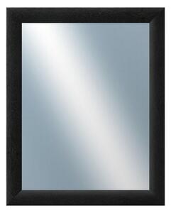 DANTIK - Zrkadlo v rámu, rozmer s rámom 40x50 cm z lišty LEDVINKA čierna (1446)