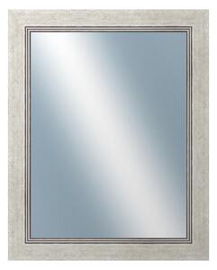 DANTIK - Zrkadlo v rámu, rozmer s rámom 40x50 cm z lišty CARRARA biela (2896)