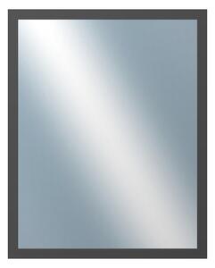DANTIK - Zrkadlo v rámu, rozmer s rámom 40x50 cm z lišty KASSETTE šedá (3078)