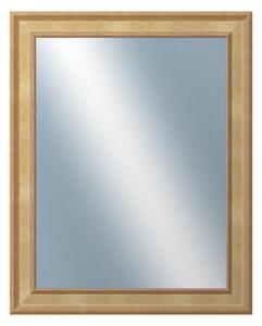 DANTIK - Zrkadlo v rámu, rozmer s rámom 40x50 cm z lišty TOOTH malá zlatá (3161)