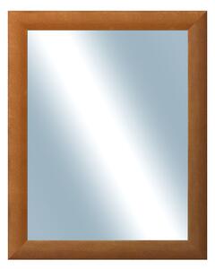 DANTIK - Zrkadlo v rámu, rozmer s rámom 40x50 cm z lišty LEDVINKA svetlo hnedá (1440)