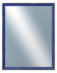 DANTIK - Zrkadlo v rámu, rozmer s rámom 40x50 cm z lišty Inclinata colori modrá (3139)