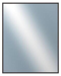 DANTIK - Zrkadlo v rámu, rozmer s rámom 40x50 cm z lišty Hliník hnedá (7001022)