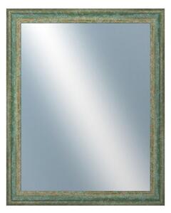 DANTIK - Zrkadlo v rámu, rozmer s rámom 40x50 cm z lišty LYON zelená (2706)