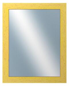 DANTIK - Zrkadlo v rámu, rozmer s rámom 40x50 cm z lišty RETRO žltá (2533)