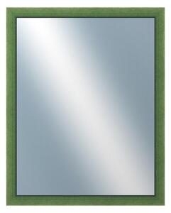 DANTIK - Zrkadlo v rámu, rozmer s rámom 40x50 cm z lišty BOX zelená morená (1751)