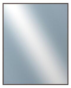 DANTIK - Zrkadlo v rámu, rozmer s rámom 40x50 cm z lišty Hliník wenge (7273516)