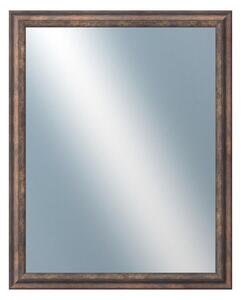 DANTIK - Zrkadlo v rámu, rozmer s rámom 40x50 cm z lišty TRITON meď antik (2141)