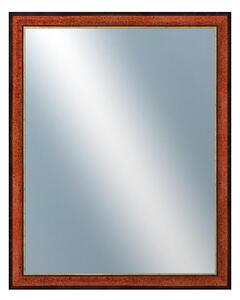 DANTIK - Zrkadlo v rámu, rozmer s rámom 40x50 cm z lišty CASTAGNO hnedá Au Linka (189)