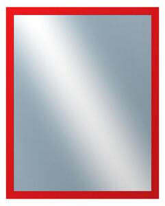 DANTIK - Zrkadlo v rámu, rozmer s rámom 40x50 cm z lišty PASTELKA červená rovná (2562)