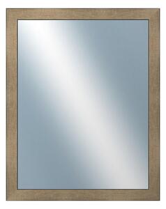 DANTIK - Zrkadlo v rámu, rozmer s rámom 40x50 cm z lišty KOSTKA platina (2785)