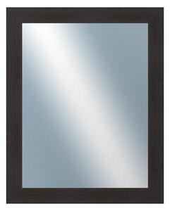 DANTIK - Zrkadlo v rámu, rozmer s rámom 40x50 cm z lišty 4020 hnedá (2767)