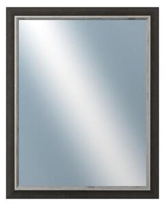 DANTIK - Zrkadlo v rámu, rozmer s rámom 40x50 cm z lišty TAIGA čierna (3108)