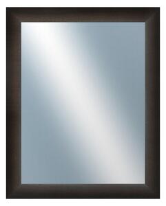 DANTIK - Zrkadlo v rámu, rozmer s rámom 40x50 cm z lišty LEDVINKA tmavo hnedá (1442)