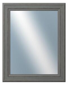 DANTIK - Zrkadlo v rámu, rozmer s rámom 40x50 cm z lišty STEP tmavošedá (3021)