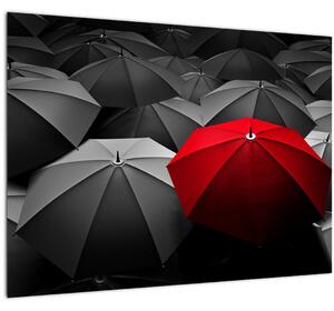 Obraz otvorených dáždnikov (70x50 cm)