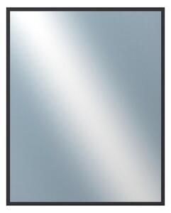 DANTIK - Zrkadlo v rámu, rozmer s rámom 40x50 cm z lišty Hliník čierna (7003021)
