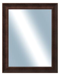 DANTIK - Zrkadlo v rámu, rozmer s rámom 40x50 cm z lišty KOSTELNÍ malá hnedá (3165)