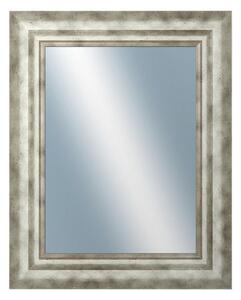 DANTIK - Zrkadlo v rámu, rozmer s rámom 40x50 cm z lišty TRITON široký strieborný (2950)