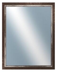 DANTIK - Zrkadlo v rámu, rozmer s rámom 40x50 cm z lišty IVANETE hnedá (2944)