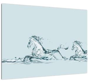 Obraz - Kone z kvapiek vody (70x50 cm)