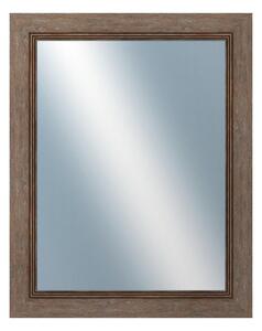 DANTIK - Zrkadlo v rámu, rozmer s rámom 40x50 cm z lišty CARRARA hnedá (2894)