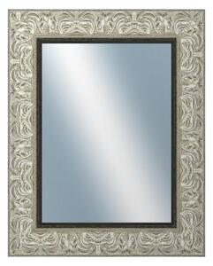 DANTIK - Zrkadlo v rámu, rozmer s rámom 40x50 cm z lišty PRAHA strieborná (2751)