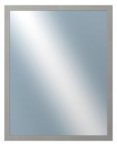 DANTIK - Zrkadlo v rámu, rozmer s rámom 40x50 cm z lišty PASTELKA šedá rovná (2966)
