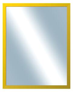 DANTIK - Zrkadlo v rámu, rozmer s rámom 40x50 cm z lišty PASTELKA žltá rovná (2561)