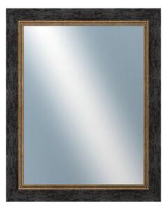 DANTIK - Zrkadlo v rámu, rozmer s rámom 40x50 cm z lišty CARRARA hnedočierna (2948)