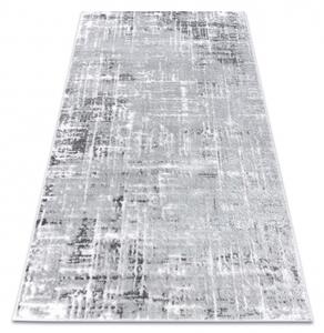 Moderný MEFE koberec 8722 Pásy vintage, sivo / biely